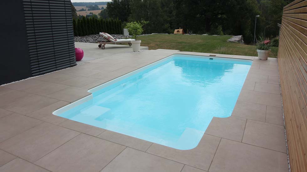 vdw 850 Anwendungsbeispiel Terrasse und Pool