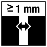 FB ≥ 2 mm
