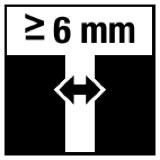 FB ≥ 10 mm