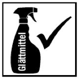 Glättmittel verwenden