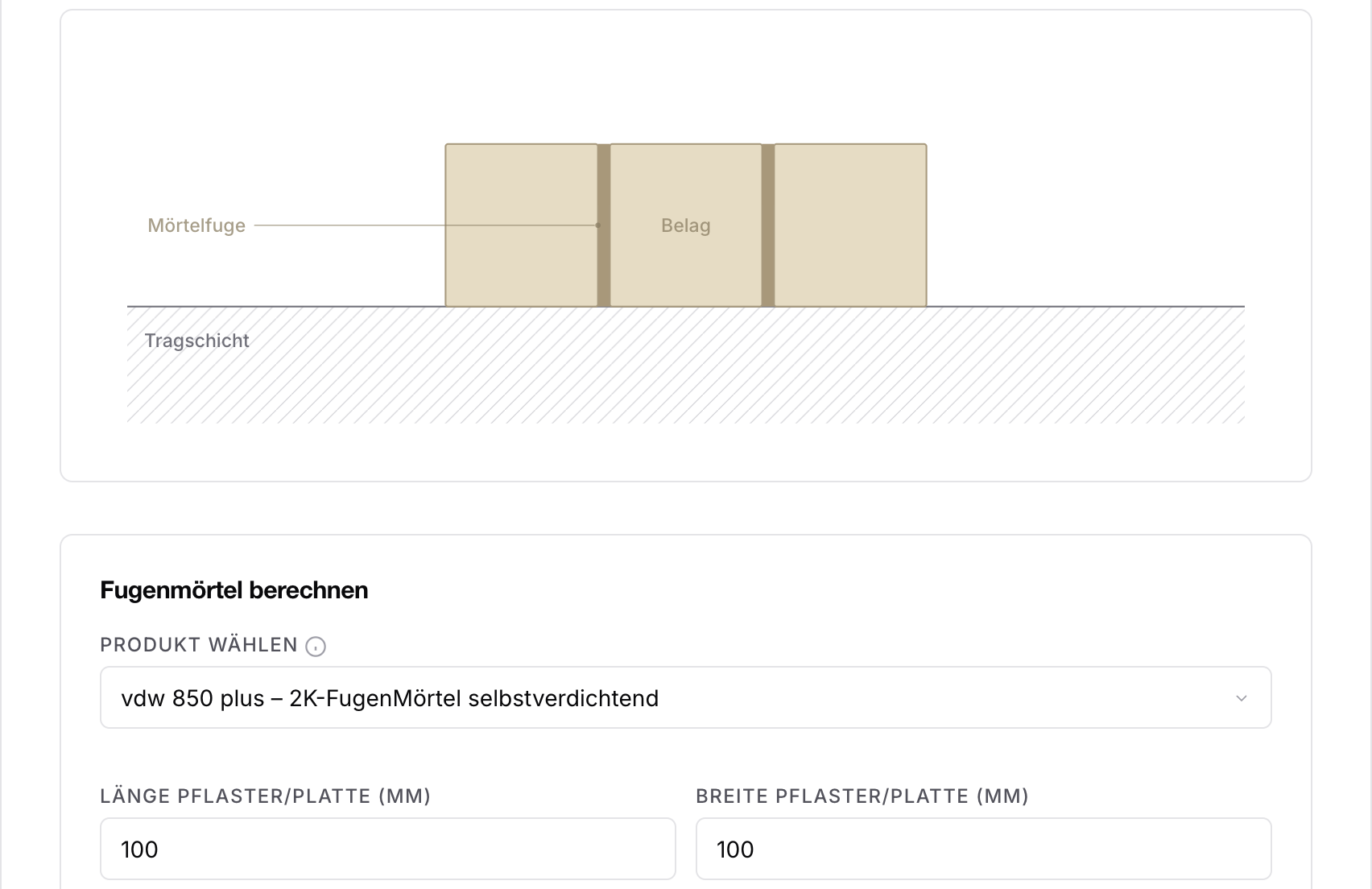 Verbrauchsrechner – Screenshot