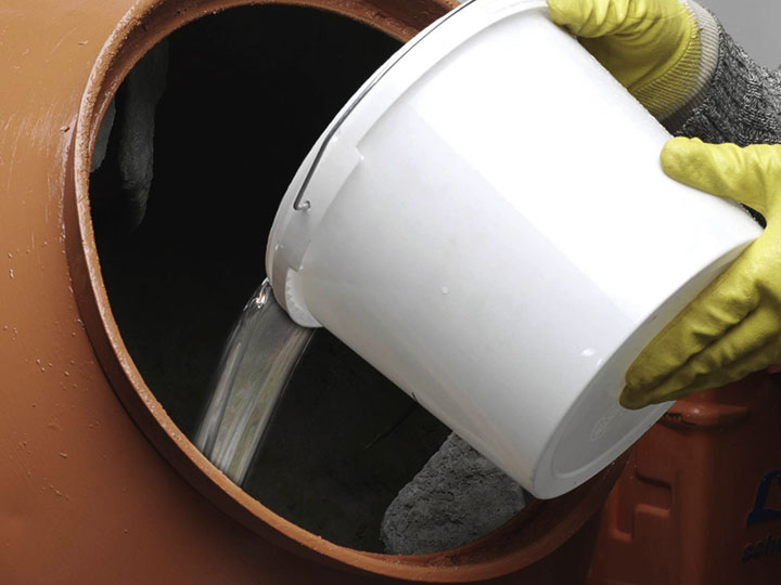 Bild 4: max. 6 % Wasser zugeben