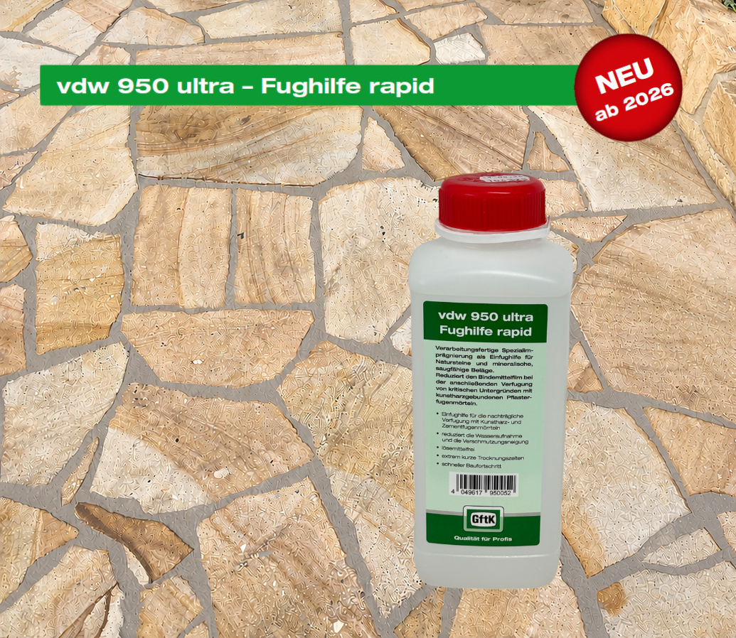 Jointoyer plus proprement et plus vite : vdw 950 ultra Fughilfe rapid
